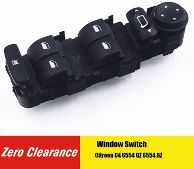 6554.Ha 6554HA 6554 Ha Electric Power Window Master Lifter Schakelaar Pu Button Panel Voor Citroen C4 Gz