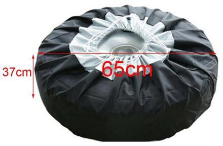65Cm X 37Cm Universele Auto Tote Reservewiel Opslag Cover Duurzame Bescherming Tire Wheel Voor 13-19 past Covers Tas Inch Tire W W4Z2
