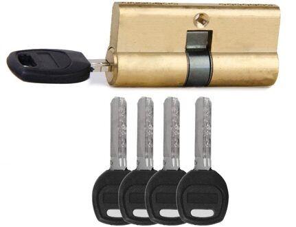 65Mm 32.5 / 32.5 Dubbelzijdig Lock Gaten Lock Cilinder Crescent Anti-Diefstal Slot Cilinder Vat Deur lock Met 7 Toetsen