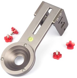 65Mm 75Mm Ontvanger Half Bal Kom Type Om Platte Cradle Hi-Hat Adapter Converter Fr Video Statief fluid Head Dslr Rail Slider Dolly