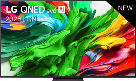 65QNED86A6A (2025) - 65 inch - QLED TV Zwart