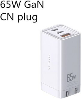 65W Gan Charger Quick Charge 4.0 3.0 Type C Pd Usb Charger Met Qc 4.0 3.0 Draagbare Snelle charger Forip Forxiaomi Laptop CN plug wit
