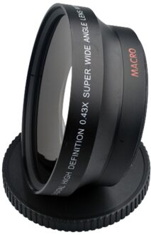 67Mm 0.43X Professionele Groothoek Lens Optische Glas Ultra Groothoek Fisheye Lens Voor Digitale Camera 'S