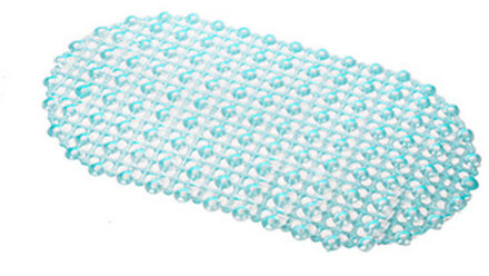 67x37cm PVC Mat Badkamer met Zuignap Antislip Badkamer Douche Mat voor Wc Bad Douche room Decor Licht Groen