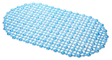 67x37cm PVC Mat Badkamer met Zuignap Antislip Badkamer Douche Mat voor Wc Bad Douche room Decor lucht blauw