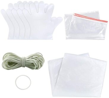 68 Stuks Diy T-shirt Stoffen Tie-Dye Kits Voor Kids Adult Party Groep Diy Dye Kit Rubber Band Wegwerp tool Set D3