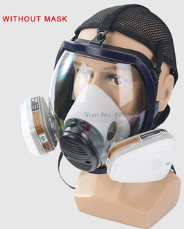 6800 Full Facepiece Gas Mask Accessories Spray Painting Protection Large Respirator Mask Filter Box and Sponge 10x8cm