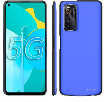 6800Mah Batterij Case Battery Charger Opladen Vermogen Case Voor Vivo Iqoo Neo 3 Power Bank Voor Vivo Iqoo Neo 3 Blauw