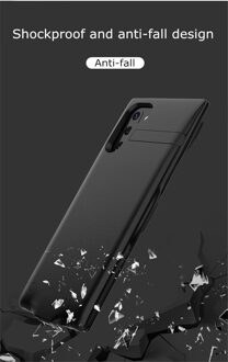 6800Mah Draagbare Powerbank Voor Samsung Galaxy Note 10 Externe Voeding Opladen Case Backup Battery Charger Cover Coque Note10 blauw