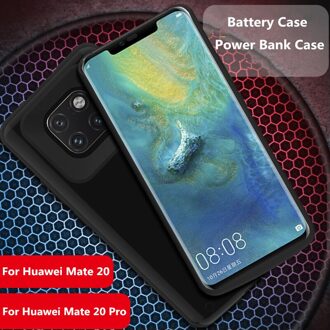 6800Mah Vermogen Case Voor Hauwei Mate 20 Pro Externe Power Bank Oplader Voor Hauwei Mate 20 Uitgebreid Telefoon Batterij power Case 20pro-blauw