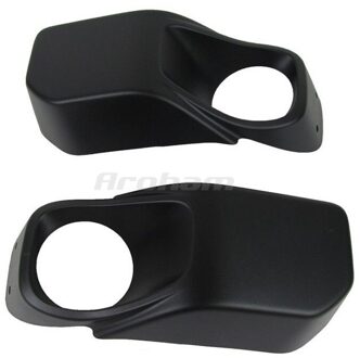 68231963AA 68231962AA Paar Voor Jeep Wrangler Links Rechts Stalen Bumper Mistlamp Lamp covers