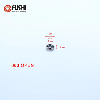 683 Ball Bearing 3*7*2 mm 10PCS ABEC-1 Non Standard Deep Groove Open Bearings S683K 618/3 1000083 L-730