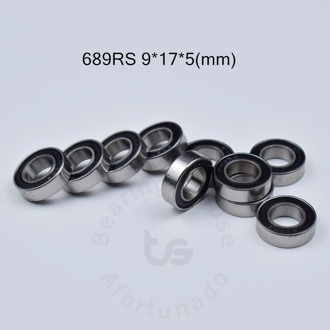 689 689RS 9*17*5(mm) 10pieces bearing free shipping ABEC-5 bearings rubber Sealed bearing 689 689RS chrome steel bearing