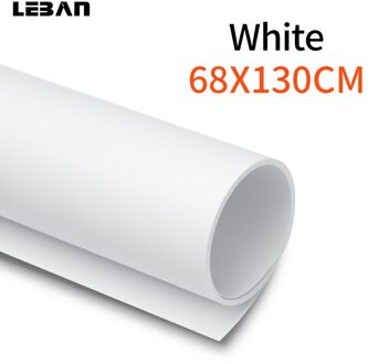 68x130 cm 27*51 inch Wit Matte PVC Foto Fotografie Naadloze waterdicht Studio Verlichting Achtergrond achtergrond Doek
