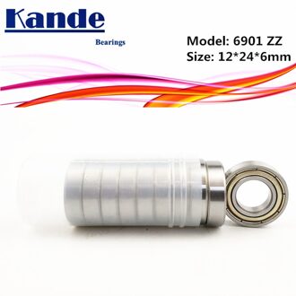 6901ZZ 10 Pcs 12X24X6mm ABEC-1 6901 Zz Dunne Gedeelte Diepe Groef 6901 Kogellager 61901
