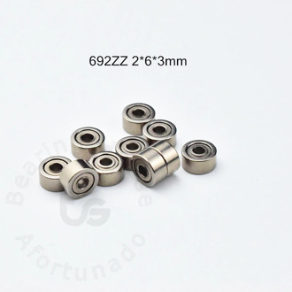 692ZZ 2*6*3mm bearing free shipping 692 ABEC-5 10pcs Metal Sealed Mini Bearing 692ZZ / R-620ZZ chrome steel bearing