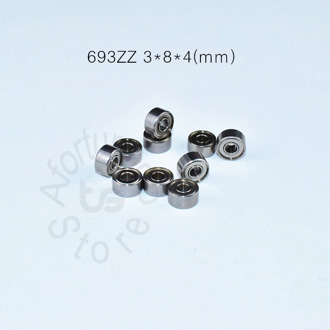 693ZZ 3*8*4(mm) 10pieces free shipping Bearing ABEC-5 Metal Sealed Miniature Mini Bearing 693 693Z 693ZZ chrome steel ABEC-5
