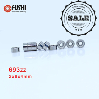 693ZZ Bearing 3*8*4 MM ( 10 PCS ) Miniature Engine 693 ZZ Ball Bearing 619/3ZZ Motors Fans 693Z 693 Bearings