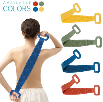 69cm Silicone Back towel Brush Exfoliating Body Brush bath washing rubbing Bath Shower Wash Body Bath Belt Towel Brush Dropshipp
