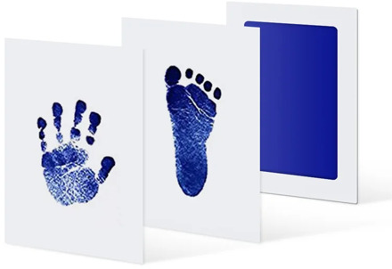 6Colors Baby Care Non-Toxic Handprint Kit Imprint Footprint Imprint Baby Souvenirs Newborn Baby Cushion Ink Footprint Infant Toy