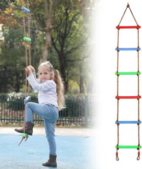 6Ft Klimtouw Ladder Klimmen Touw Swing Set Boom Ladder Speelgoed Voor Kinderen Klimmen Oefening