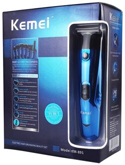 6In1 Cordless Tondeuse Elektrische Trimmer Low Noise Haar Snijmachine Grooming Kit Kapper Gereedschappen met doos