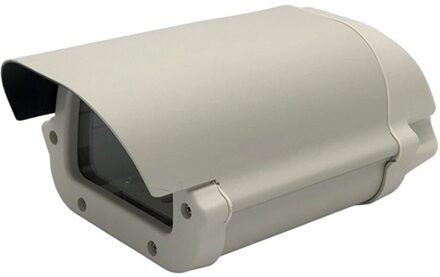 6Inch Beveiliging Cctv Camera Behuizing Box Clear Glas Zonder Lens Uitsparing Outdoor Waterdichte Behuizing Aluminium Cover Case