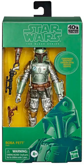 6inch Hasbro Star wars Metallic carbides Boba Fett anime action & toy figures model toys for children With box Black series
