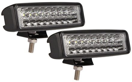 6Inch Led Verlichting Bar Flood Spot Rijden Mistlampen Auto Suv Offroad Truck