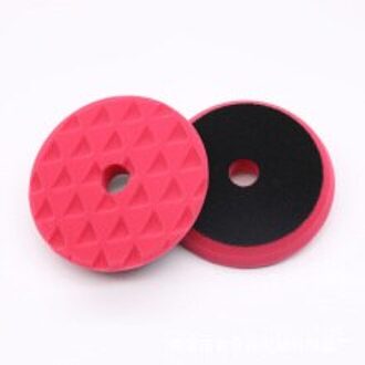 6Inch Polijsten Pad Disc Voor Auto Detaillering Waxen Polijsten Portable Betrouwbare rood