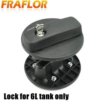 6L Liter Zwart Rood Groen Brandstof Jerry Kan Spare Plastic Benzine Tank Jerrycan Mount Motorfiets Olie Tanks Auto Gas Benzine bus 6L Lock