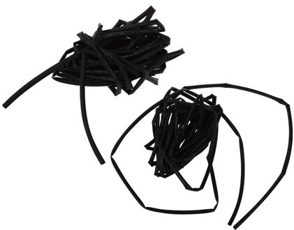 6M Lengte 4 Mm Diameter Black Polyolefine Warmte Krimpt Buis Tubing & 2.5 Mm Dia. Zwarte Krimpkous Tube Shrink Tubing 5M 16