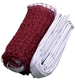 6M Tennis Volleybal Badminton Netto Tuin Strand Indoor Outdoor Game Training Oefening Mesh Standaard Professionele Mesh Netten Rood