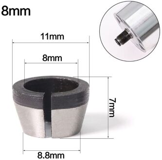 6Mm 6.35Mm 8Mm Spantang Adapter Graveren Trimmen Machine Elektrische Router Hoge Precisie