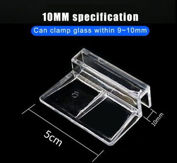 6Mm 8Mm 10Mm 12Mm 4Pcs Fish Tank Beugel Clip Stand Klem Aquarium Deksel Acryl Ondersteuning houder Glas Cover Plate Bracket Gereedschap