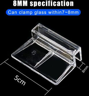 6Mm 8Mm 10Mm 12Mm 4Pcs Fish Tank Beugel Clip Stand Klem Aquarium Deksel Acryl Ondersteuning houder Glas Cover Plate Bracket Gereedschap