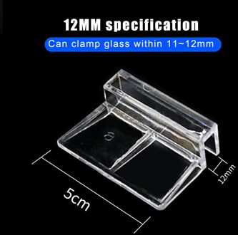 6Mm 8Mm 10Mm 12Mm 4Pcs Fish Tank Beugel Clip Stand Klem Aquarium Deksel Acryl Ondersteuning houder Glas Cover Plate Bracket Gereedschap