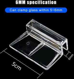 6Mm 8Mm 10Mm 12Mm 4Pcs Fish Tank Beugel Clip Stand Klem Aquarium Deksel Acryl Ondersteuning houder Glas Cover Plate Bracket Gereedschap
