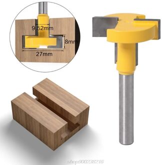6Mm Shank T-Slot T-Track Steken Router Bit Voor Houtbewerking Beitel Cutter Snijden Frees F22 21