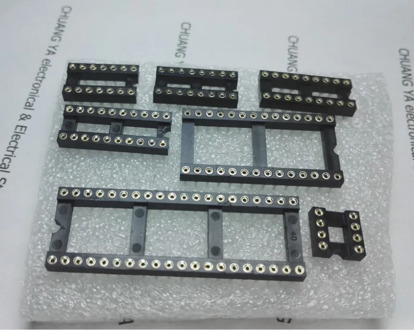 6P 8P 14P 16P 18P 20P 24P 28 40Pin DIP circular or Square hole IC socket seat Chip base / Narrow or wide body