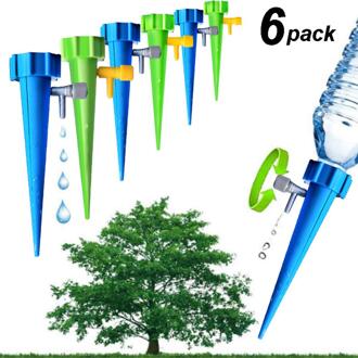 6Pc Automatische Irrigatie Apparaat Drip Bloem Plant Sprinkler Watering Spike Tool