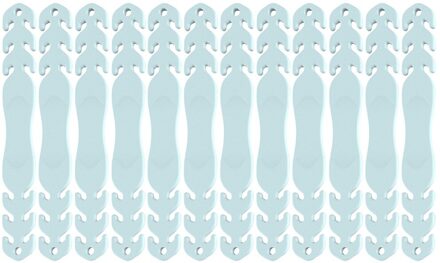 6Pc Masker Uitbreiding Riem Oor Pijn Preventie Artefact Masker Oor Cord Extension Gesp Verstelbare Masker Haak Masker Non-slip Extension BU