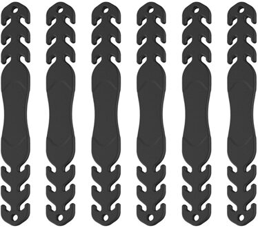 6Pc Masker Uitbreiding Riem Oor Pijn Preventie Artefact Masker Oor Cord Extension Gesp Verstelbare Masker Haak Masker Non-slip Extension zwart