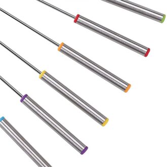 6Pc Rvs Chocolade Vork Pot Vorken Kaas Fruit Dessert Vork Fondue Melting Spies Keuken Gereedschap Keuken Gereedschap