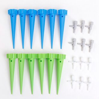 6Pcs/12Pcs Automatische Drip Irrigatie Tool Bloem Plant Tuin Automatische Watering Kit Verstelbare Water Self-Watering apparaat 12stk