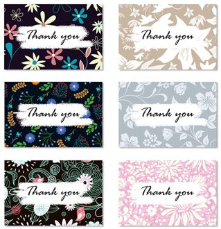 6Pcs 3D Festival Serie Dank U Wenskaart Creatieve Bruiloft Zegen Kaart Envelop Sticker Set 6X8 inch
