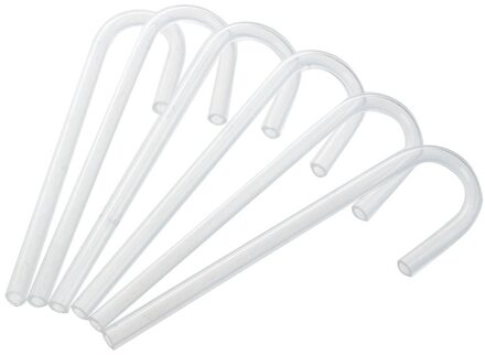 6Pcs Acryl Pijp U-vorm Buis Bend Voor Aquarium Co2 Systeem/Diffuser