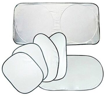 6Pcs Automotive Side Zonnescherm Venster Ultraviolette Stralen Zonlicht Bescherming Blocker Auto Praktische Accessoires Voor Cool Car