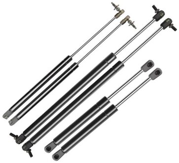 6Pcs Bonnet + Achterklep + Achterruit Lift Ondersteunt Fit Voor Jeep Grand Cherokee Wj/Wg 1999-2004 Schokken Struts Demper