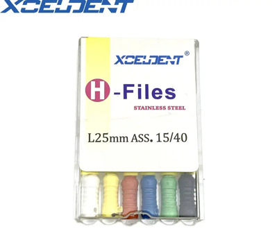 6pcs/box Dental H File Endodontic Root Canal Files Hand Use Files Dentistry Instrument 11 Size Available